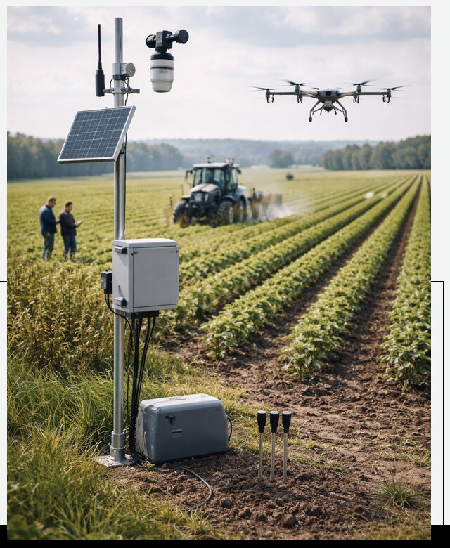 Разработка IoT мониторинга полей в Дагестанских Огнях от 8775 р. | АвикейДгс